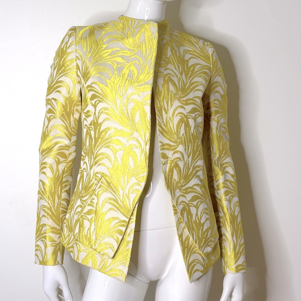 NWT INTERMIX Bayley Metallic Brocade Jacket  Fits a SZ 6 Petitie